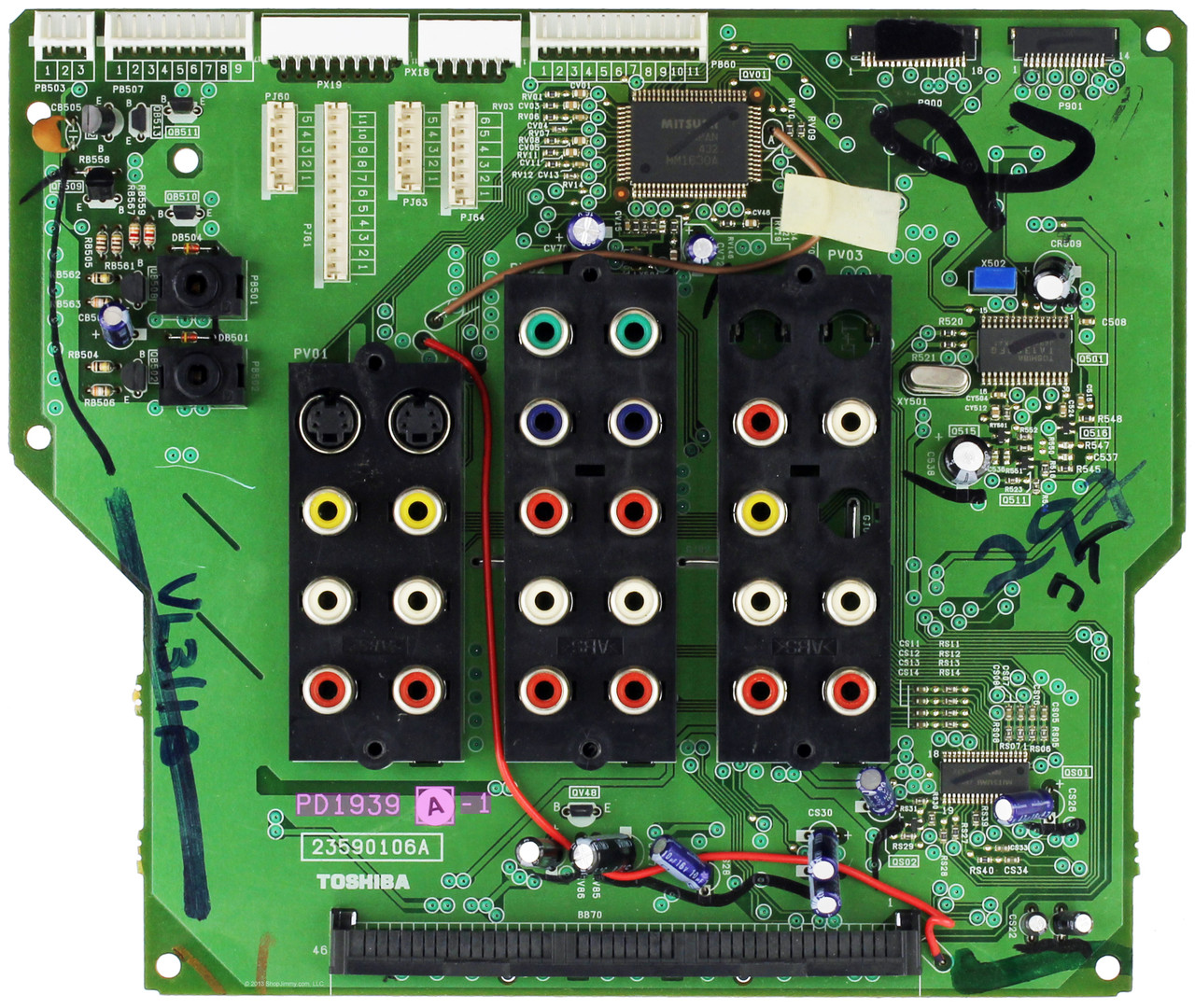 Toshiba 23762702 Back AV Board