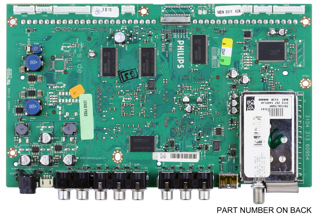 Philips 313926719362 Main Board for 32PF7421D/37