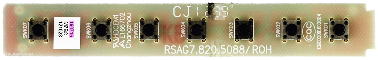 Hisense 160716 (RSAG7.820.5088/ROH) Keyboard Controller