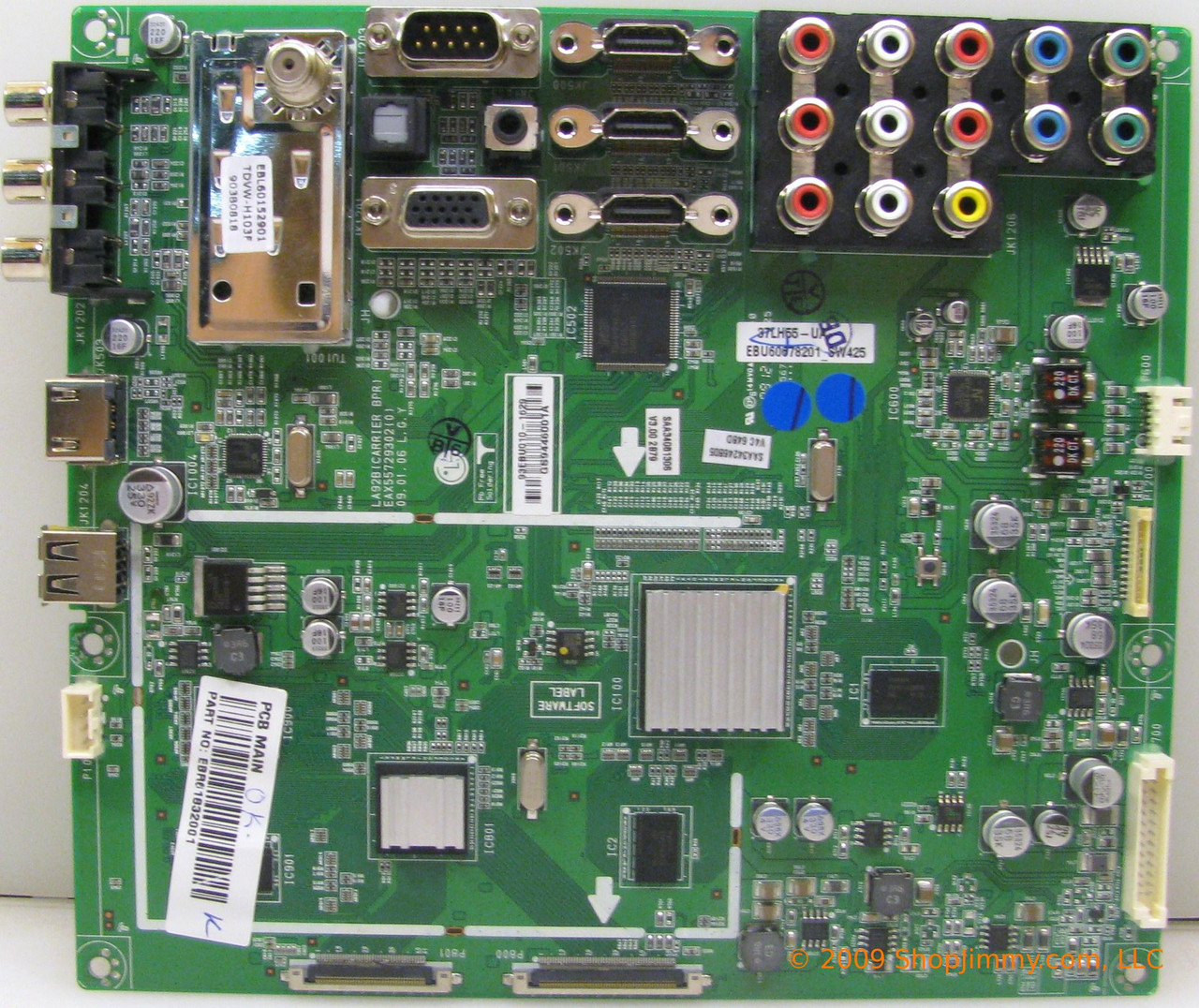 LG EBR61832001 (EBU60678201) Main Board for 37LH55-UA
