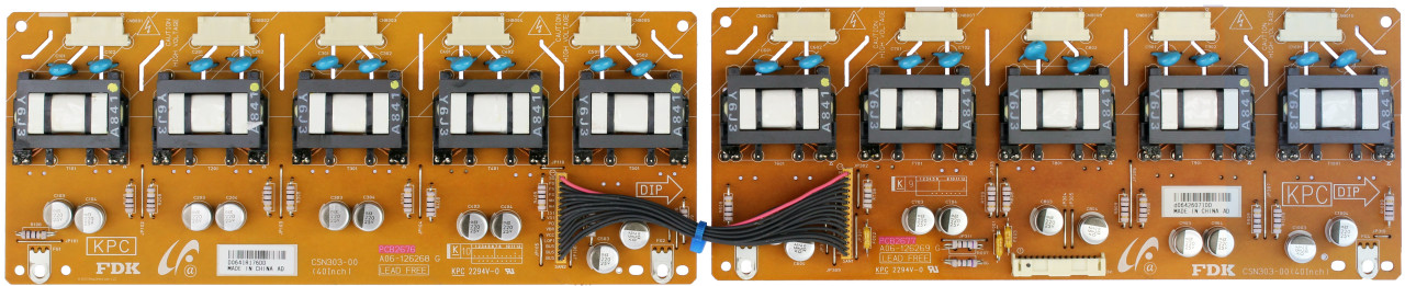 Sony 1-789-500-33 (PCB2677 PCB2676) Backlight Inverter