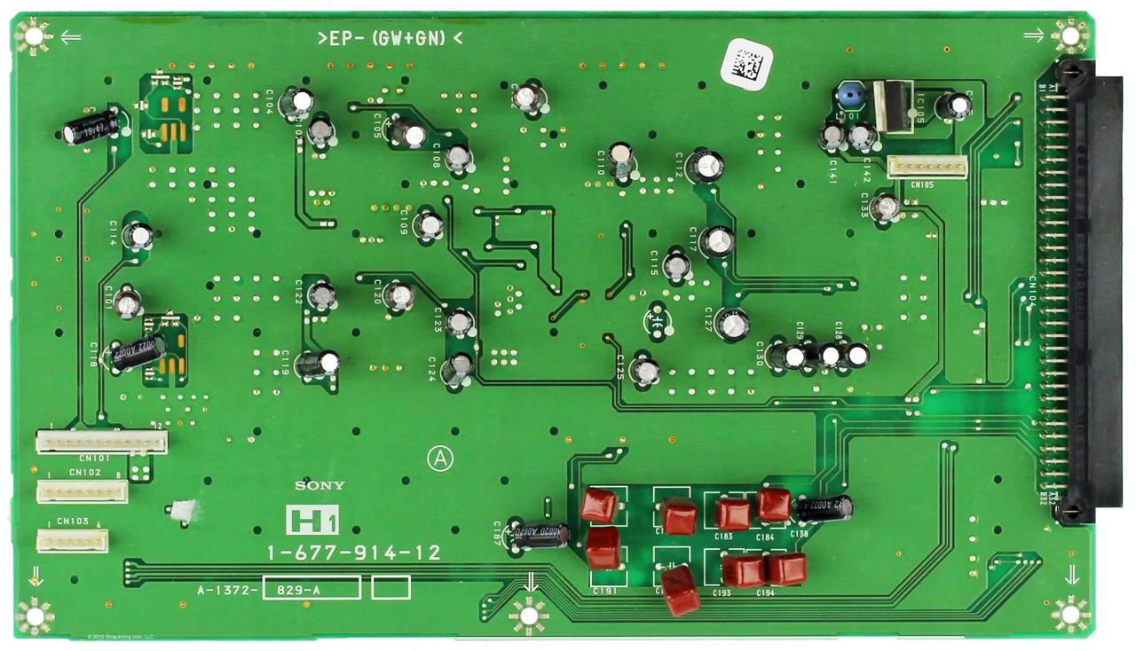 Sony A-1372-829-A (1-677-914-12) H1 Board