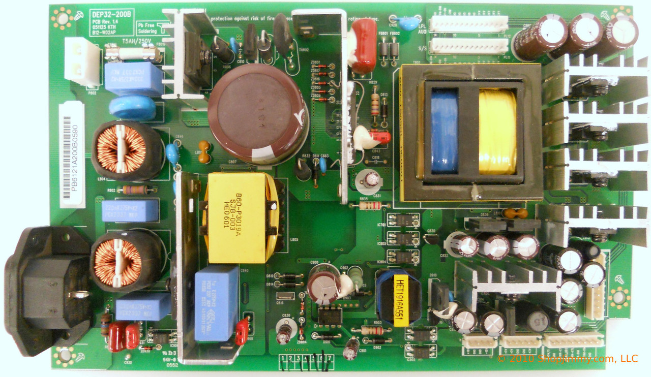 Daewoo 4850M10210 Power Supply for DLP-3212