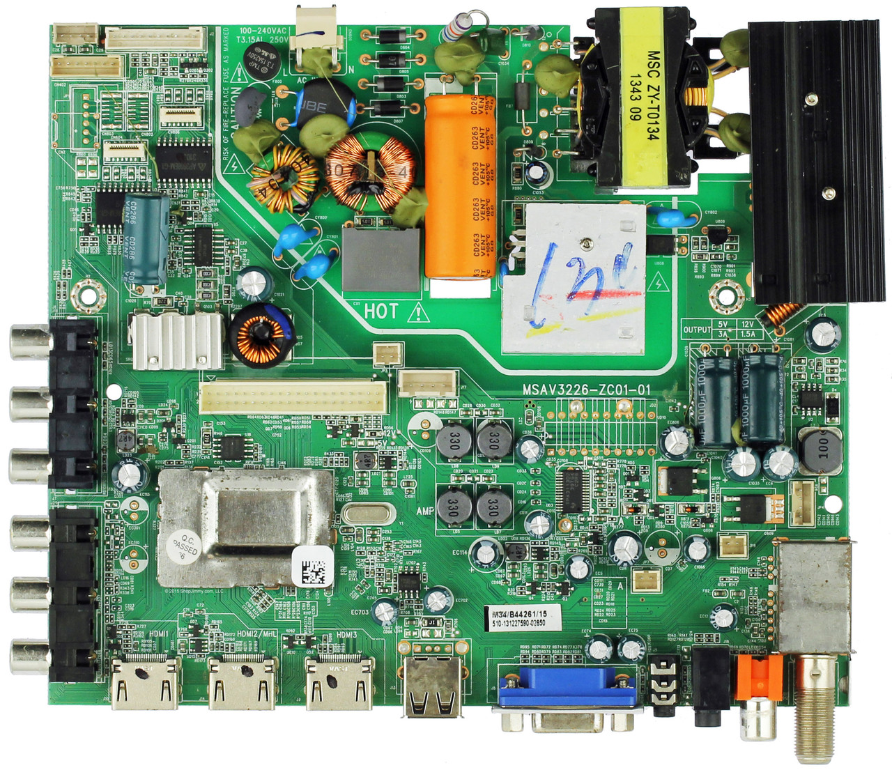 Haier DH1TKKM0000M Main Board / Power Supply for 32D3000A