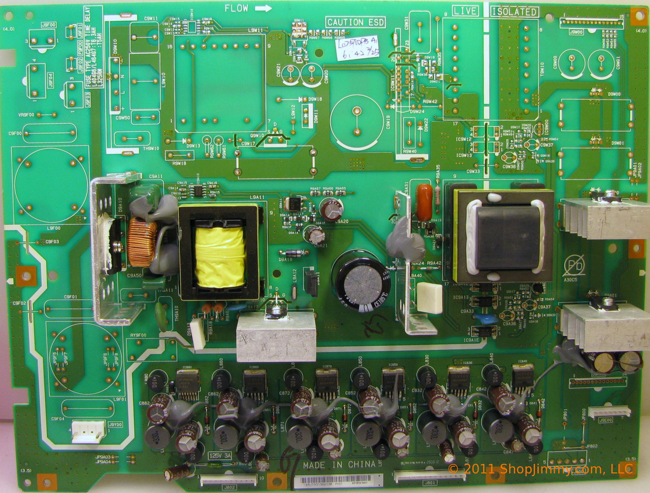 NEC J2050042 (L404G6/L464G7-LF) Power Supply Unit Board