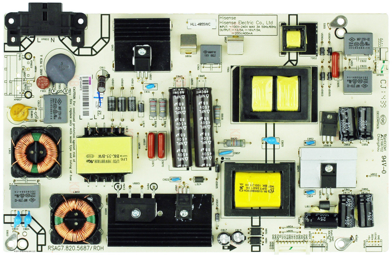 Insignia 173899 Power Supply / LED Board