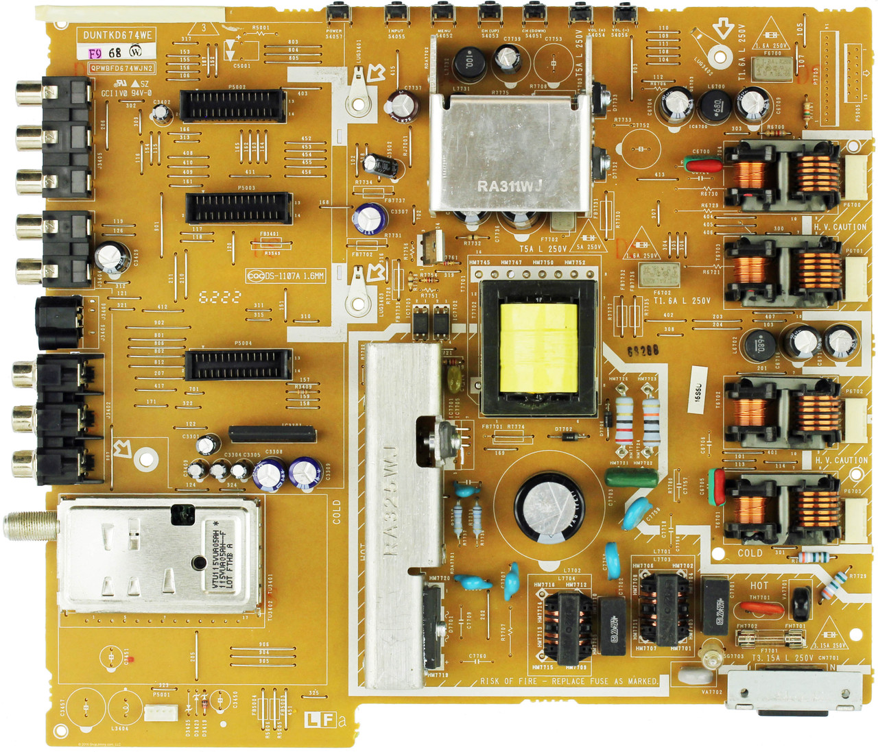 Sharp DUNTKD674FMF9 Sub for LC-15S5U
