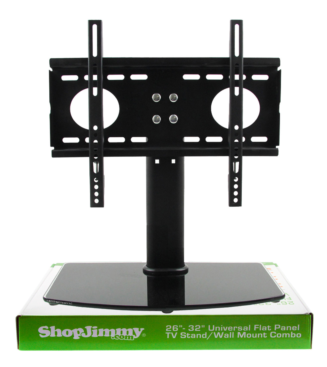 Universal TV Stand/Base + Wall Mount for 26\" - 32\" Flat-Screen TVs