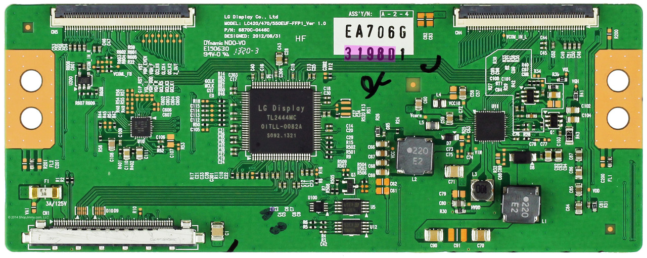 Sony 6871L-3198D T-Con Board for KDL-55W802A