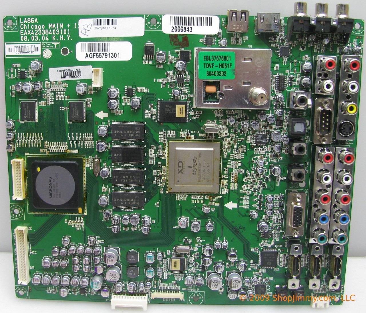 LG AGF55791301 (EAX42338403) Main Board for 42LG70-UA