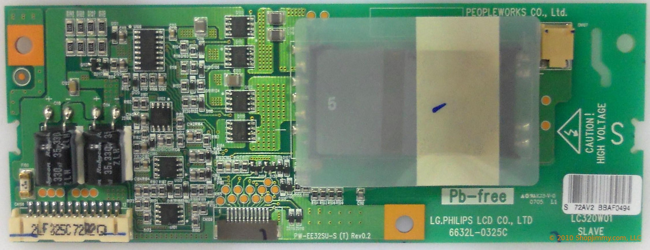 LG 6632L-0325C (PW-EE32SU-S (T)) Backlight Inverter Slave