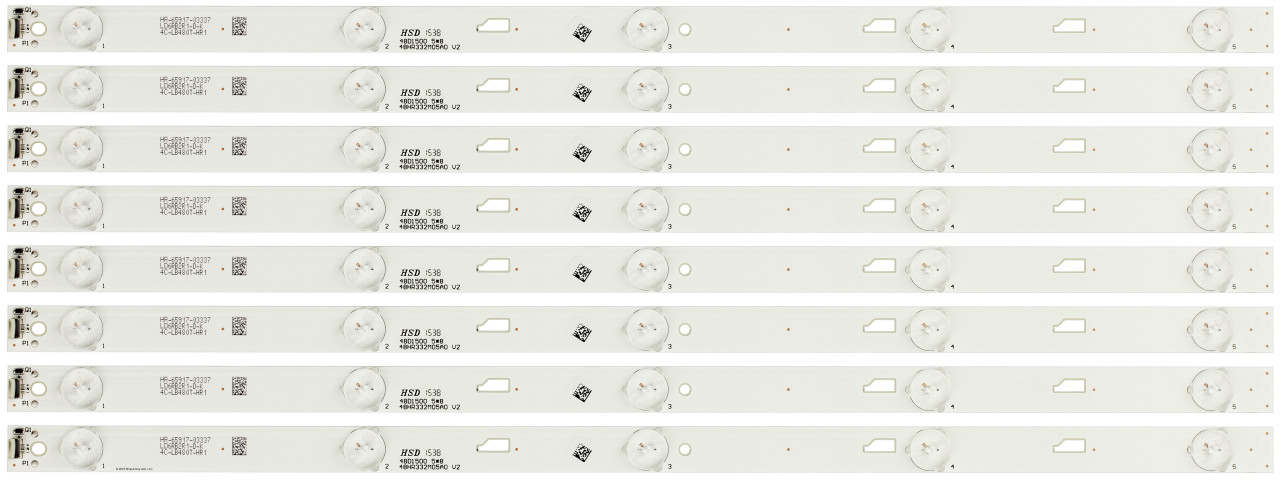 Insignia 48HR332M05A0 LED Backlight Strips (8) NS-48DR420NA16 NS-48DR510NA17