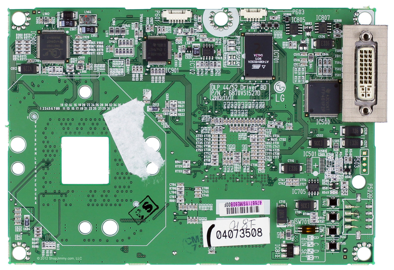 LG 6871VSME80B (6870VS1527D) DMD Board