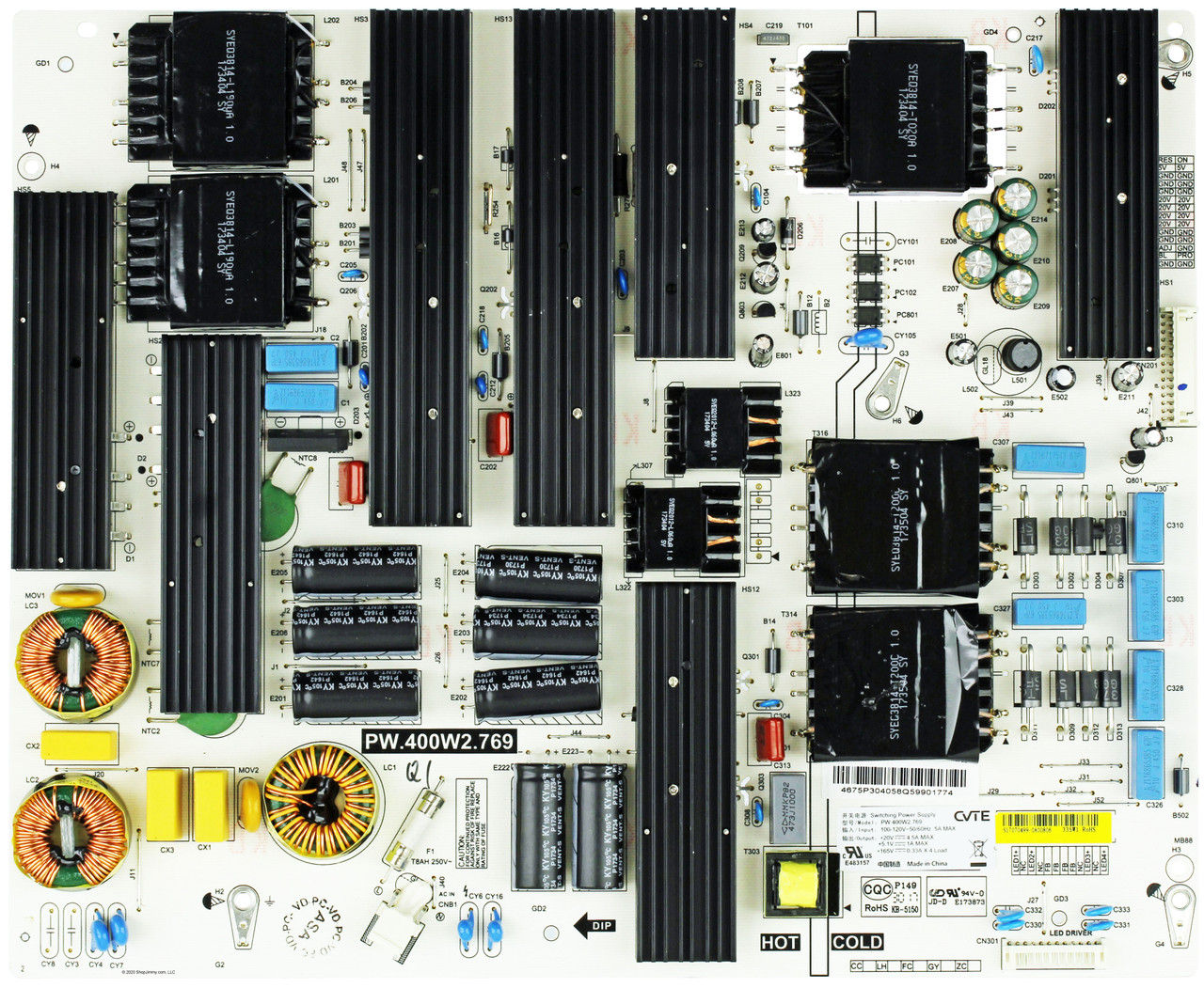 Philips 4675P3040 Power Supply for 75PFL6601/F7B (GZ3 Serial)