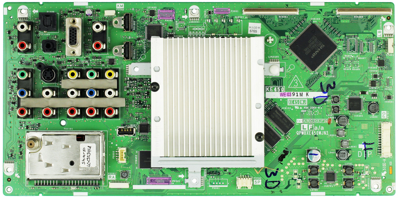 Sharp DUNTKE450FM03 (KE450, XE450WJ) Main Board (See Note!)