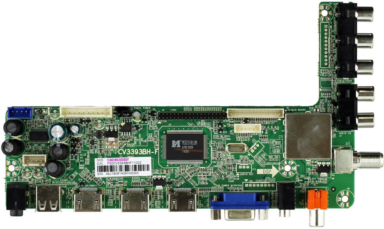 Westinghouse DWM50F3G1 Main Board (SEE NOTE ON VERSIONS)
