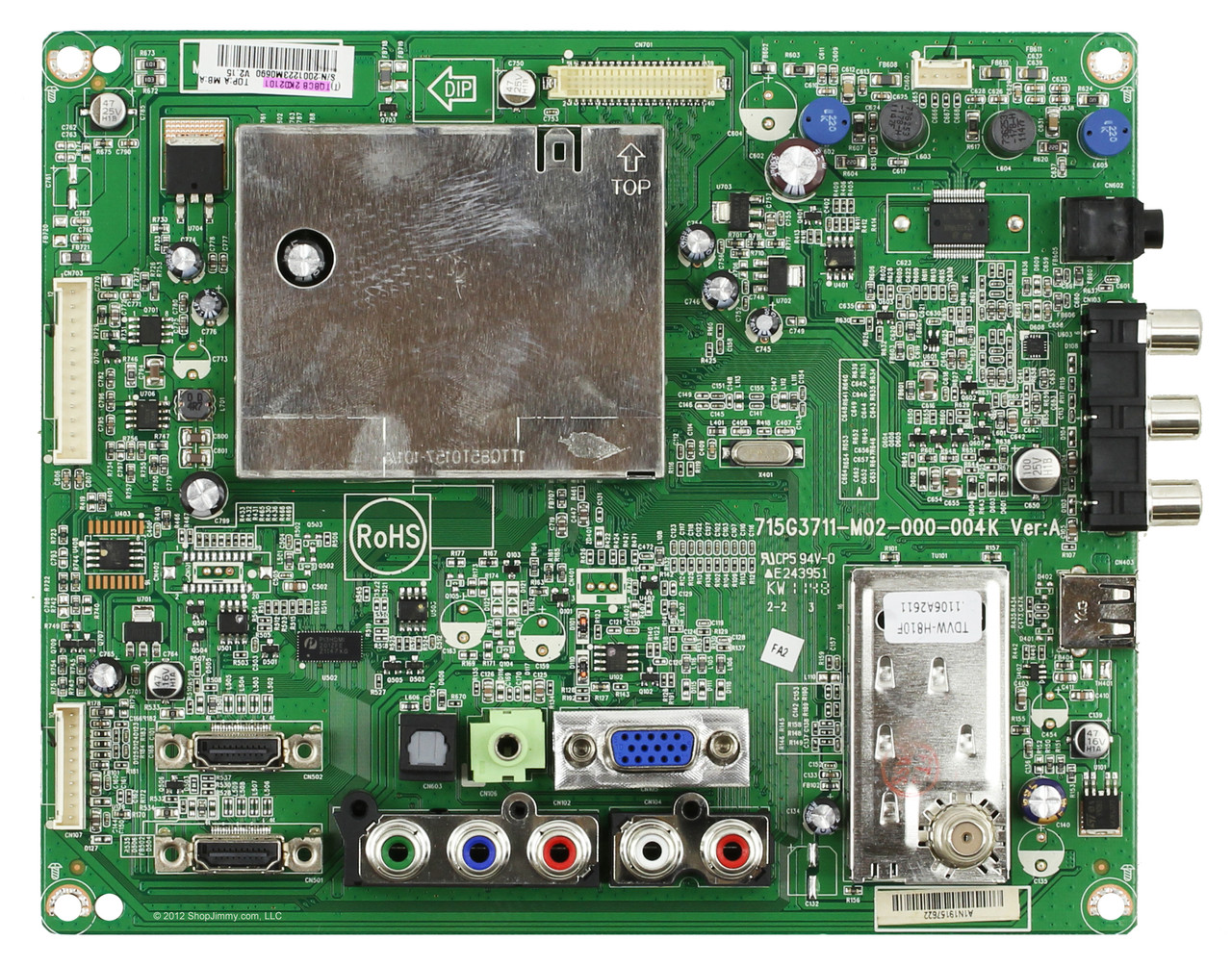 Vizio CBPFTQBCB2K021 Main Board for E191VA