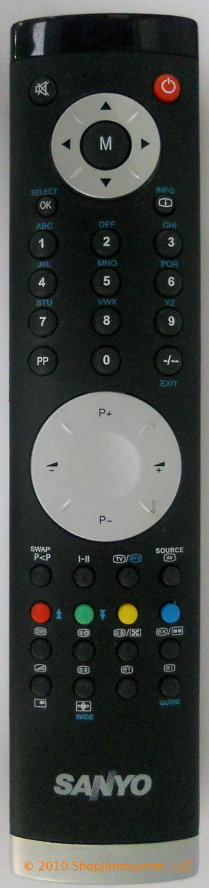 Sanyo 20328881 Remote Control