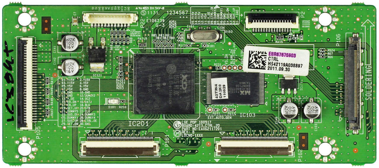 LG EBR67675903 (EAX62117201) Main Logic CTRL Board
