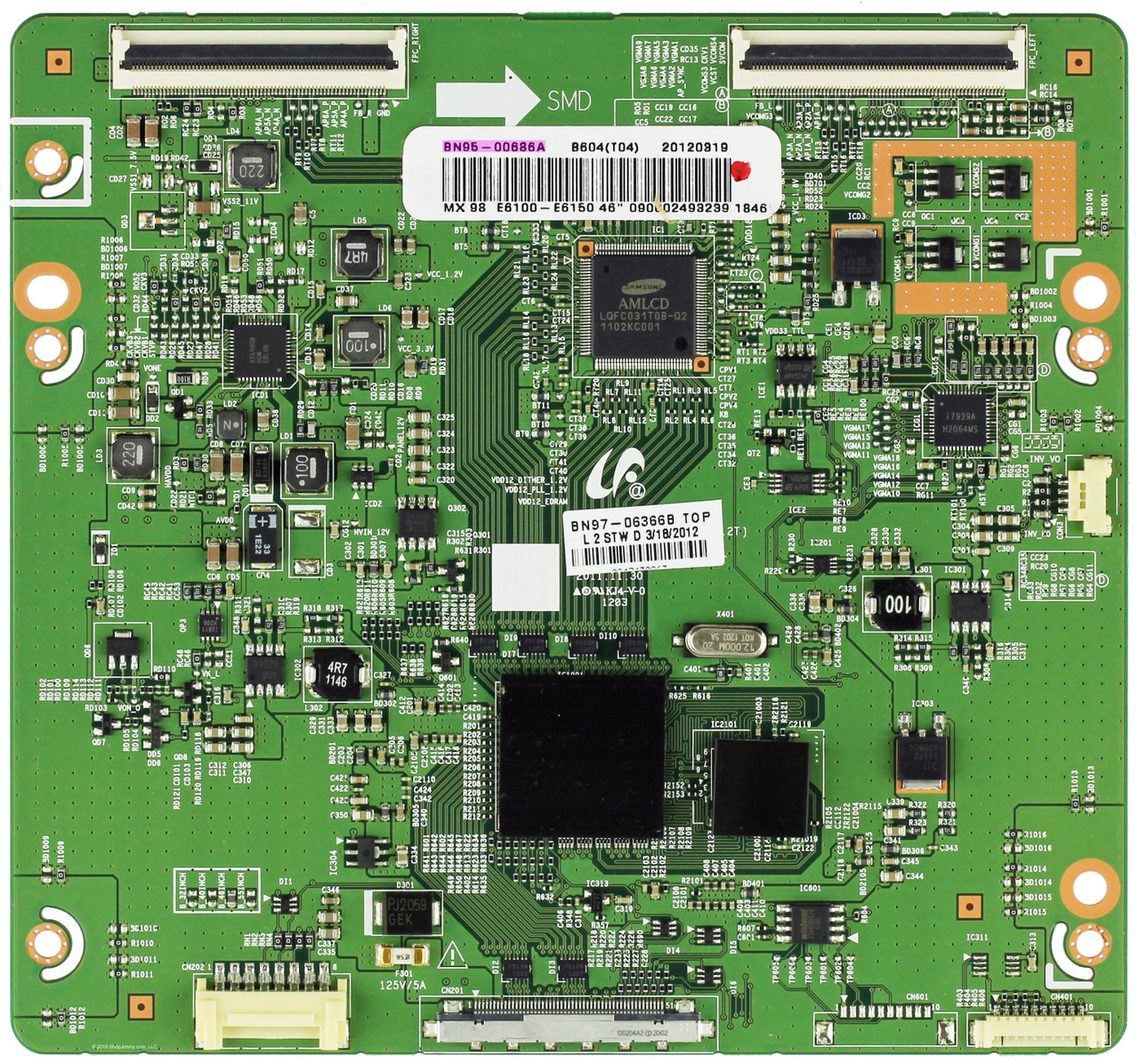 Samsung BN95-00686A (BN97-06366B, BN41-01788A) T-Con Board