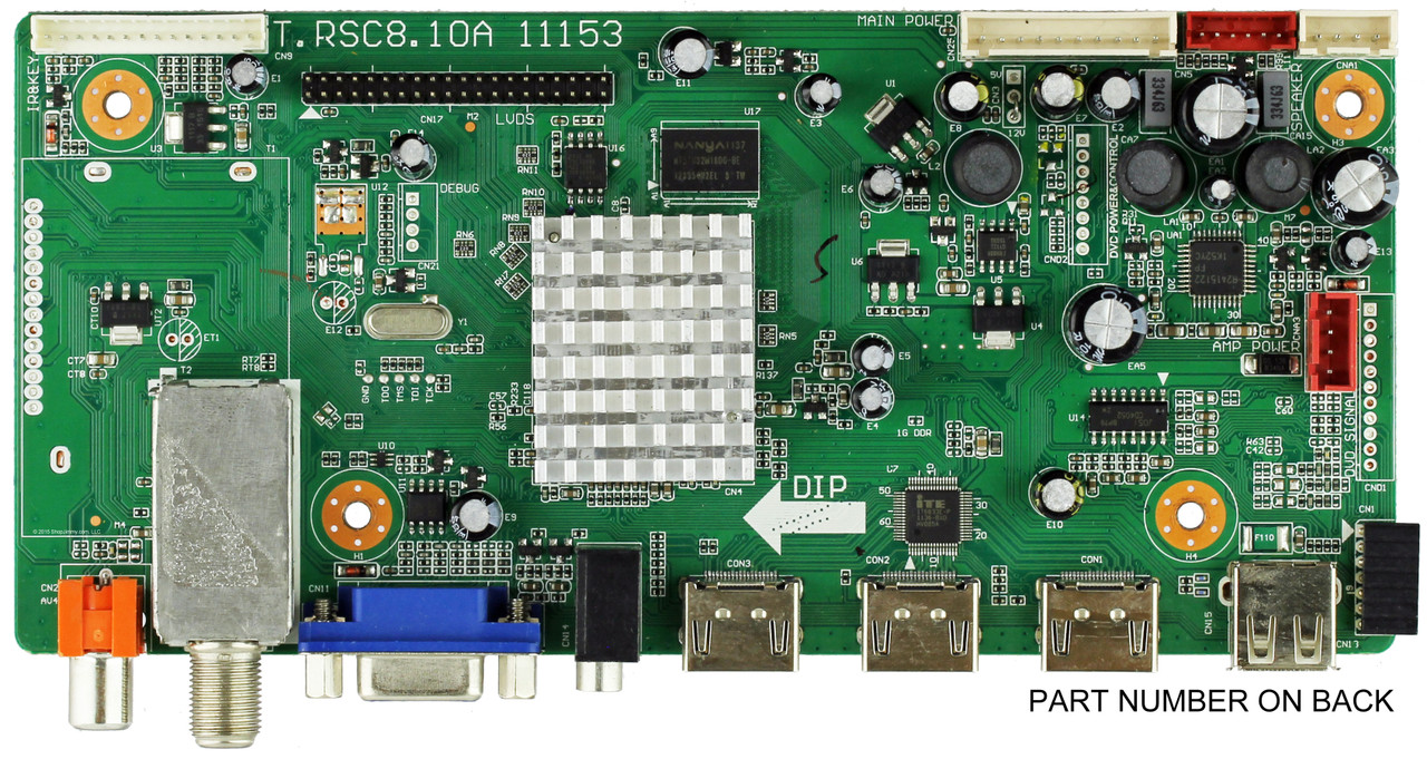 Sceptre 1E2E0021 (T.RSC8.10A 11153) Main Board for X409BV-FHD