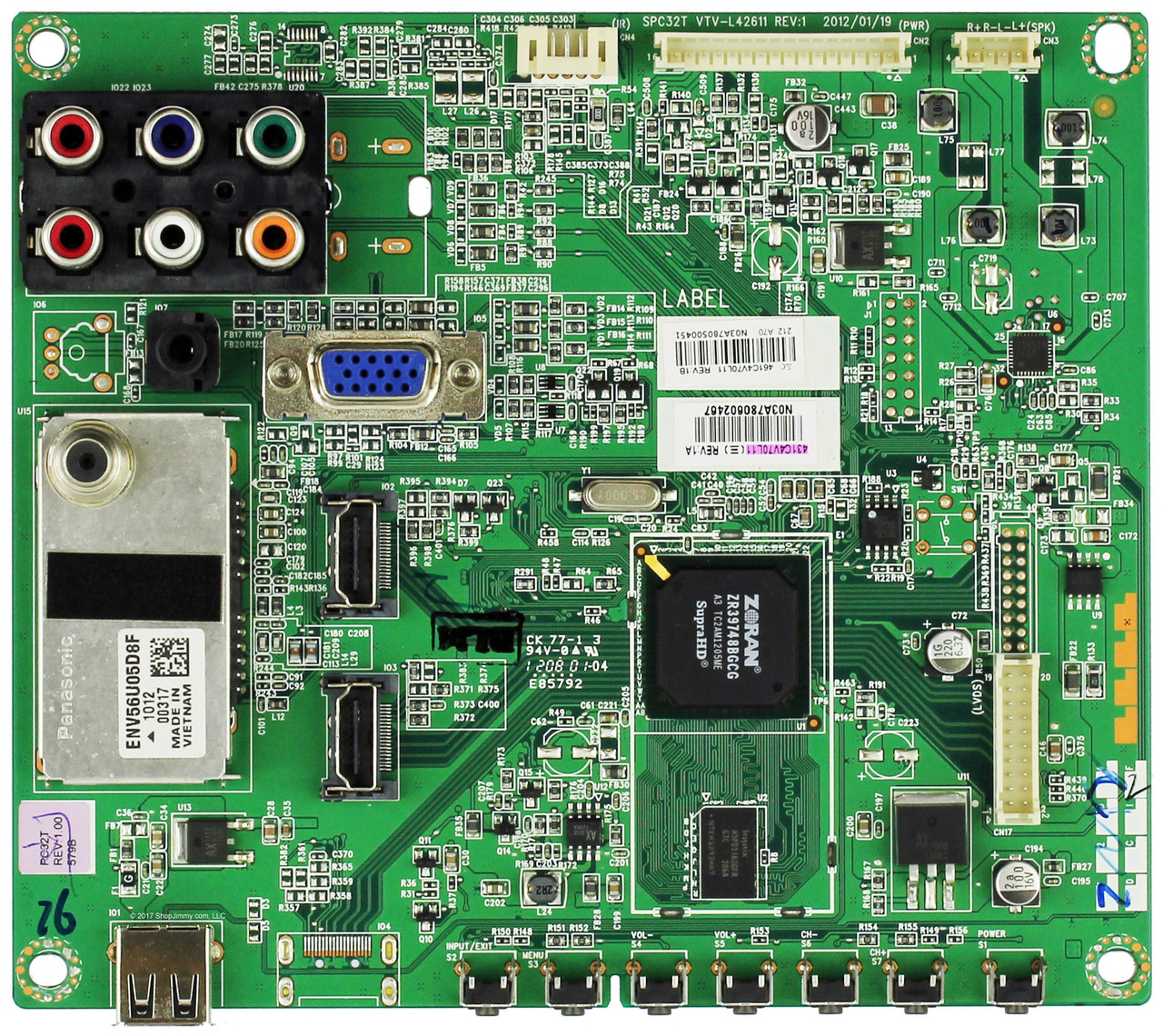 Panasonic TZZ00000022A (431C4V70L11, 461C4V70L11) Main Board