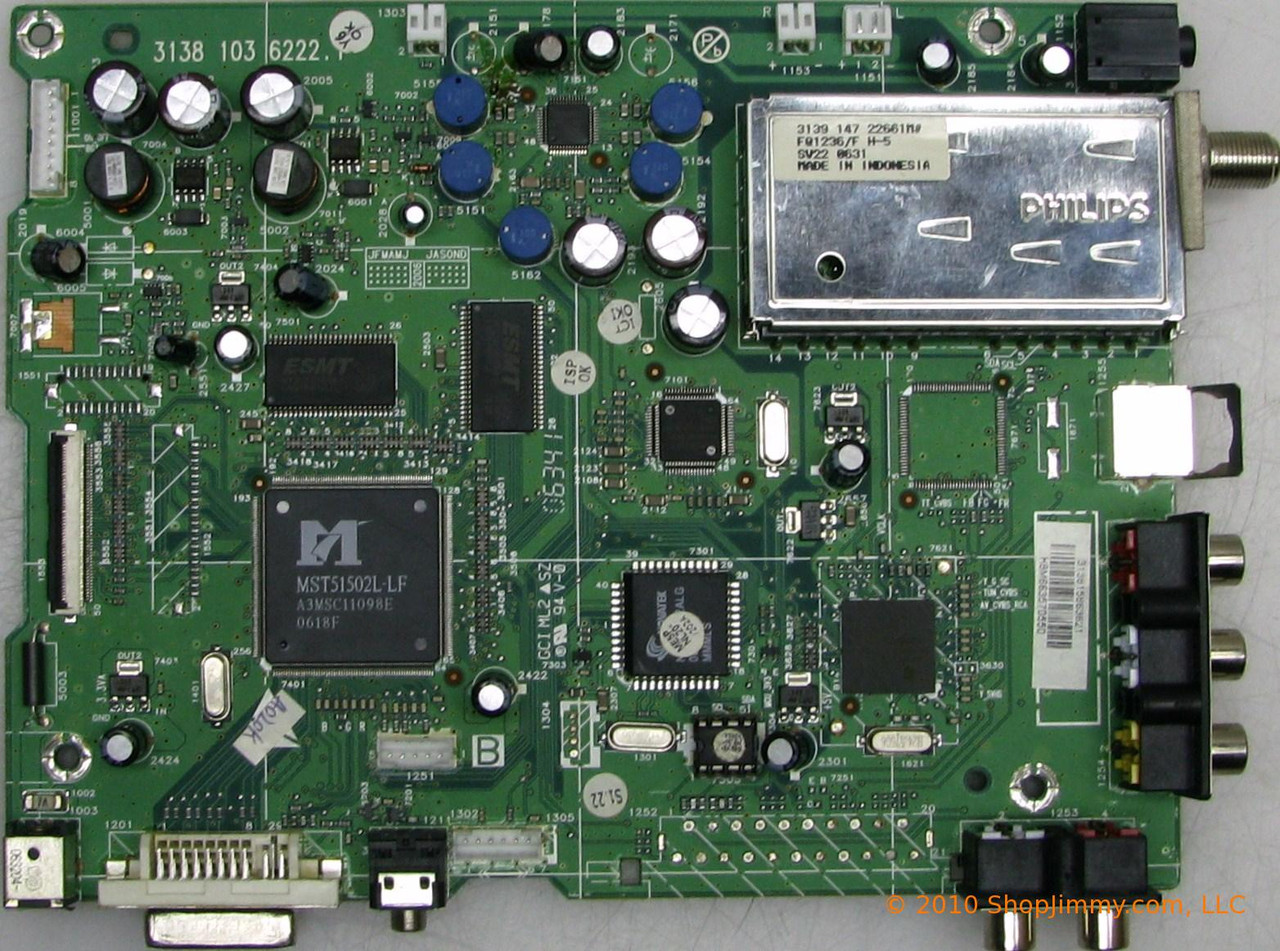 Philips 313815863621 (31381036222) CBA Scaler for 20PF5120/28