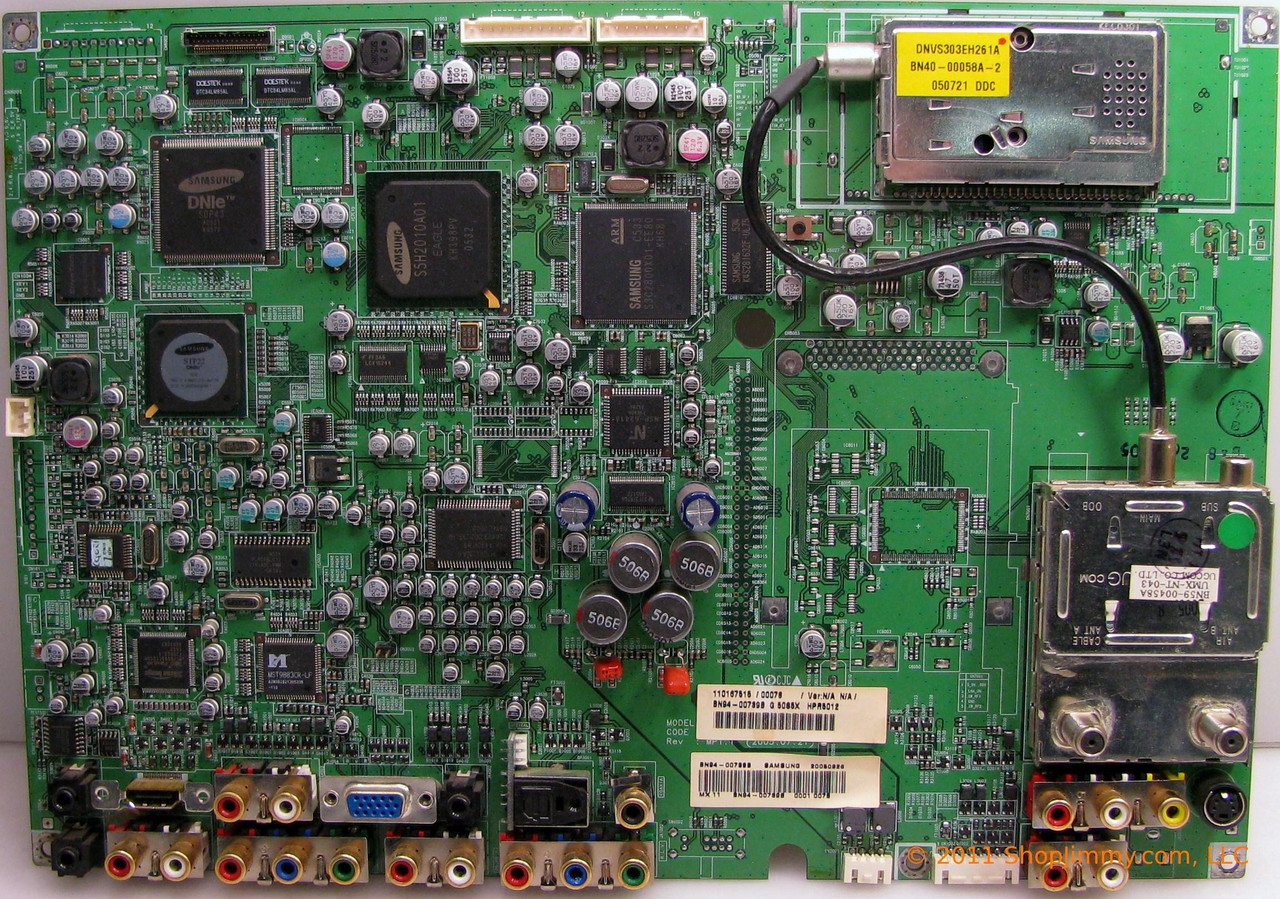 Samsung BN94-00739B (BN41-00628B) Main Board for HPR5012X/XAA