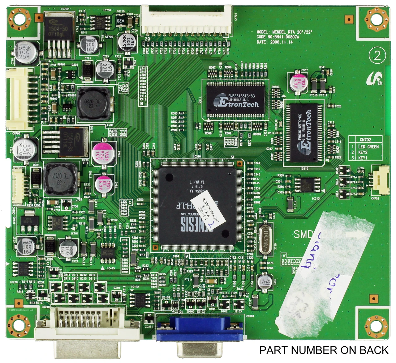 Samsung BN91-01283A (BN41-00807A) Main Board