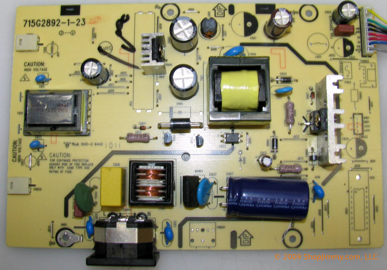 Compaq ADTV9821AHB2 Power Supply / Backlight Inverter for S1922