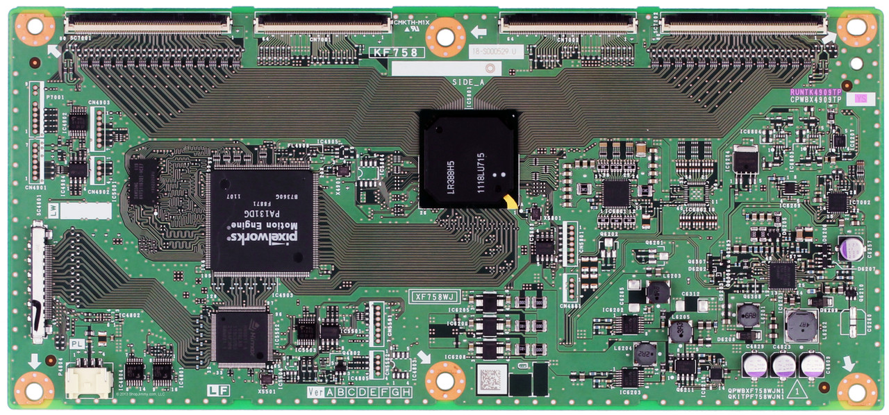 Sharp RUNTK4909TPYS T-Con Board for LC-60LE835U
