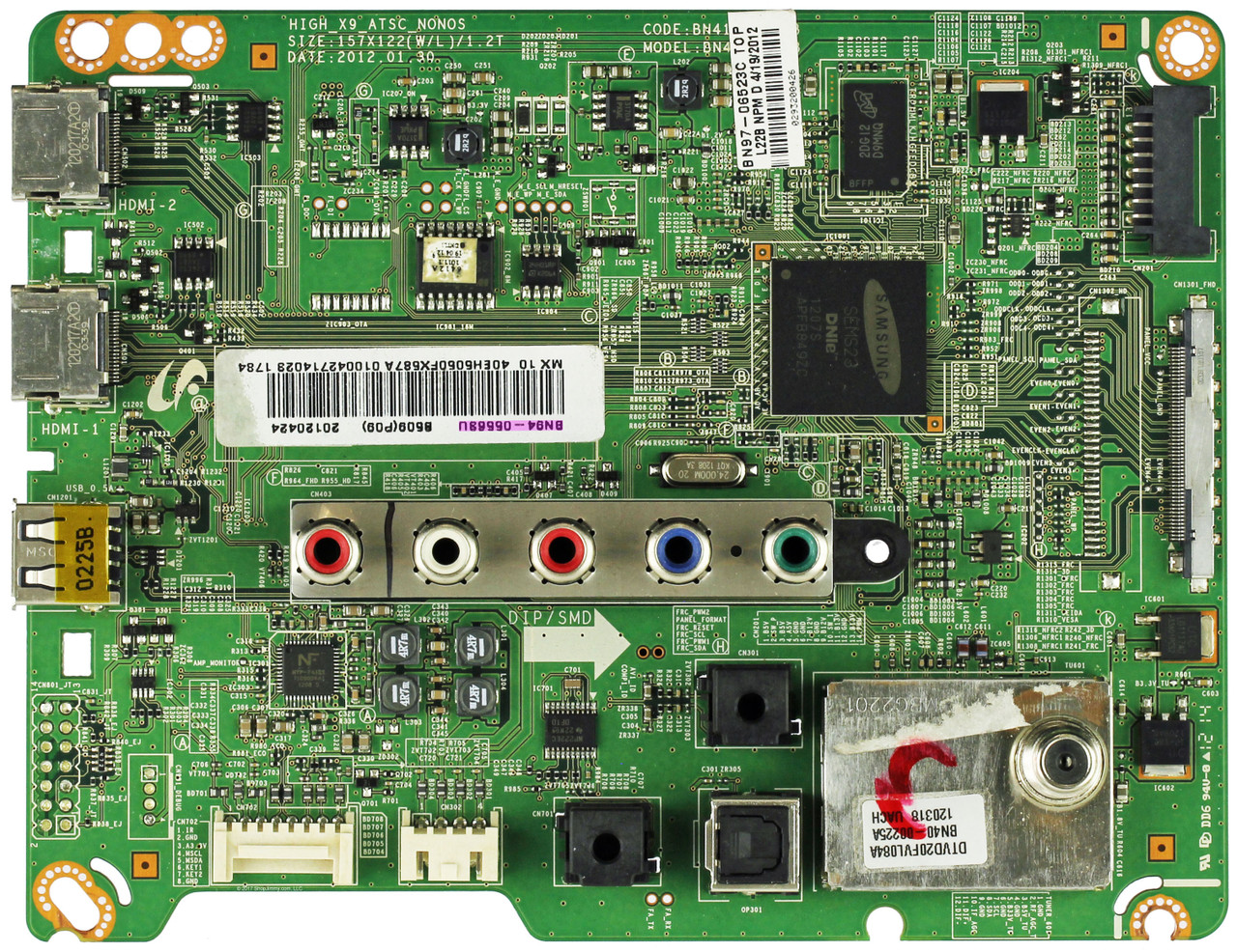 Samsung BN94-05563U Main Board for UN40EH5050FXZA (Version TS02)