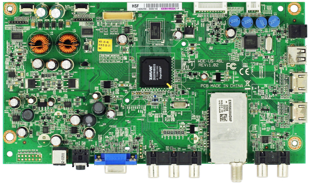 Westinghouse 60.EB41M.0QA (WDE-US-46L) Main Board for LD-4680