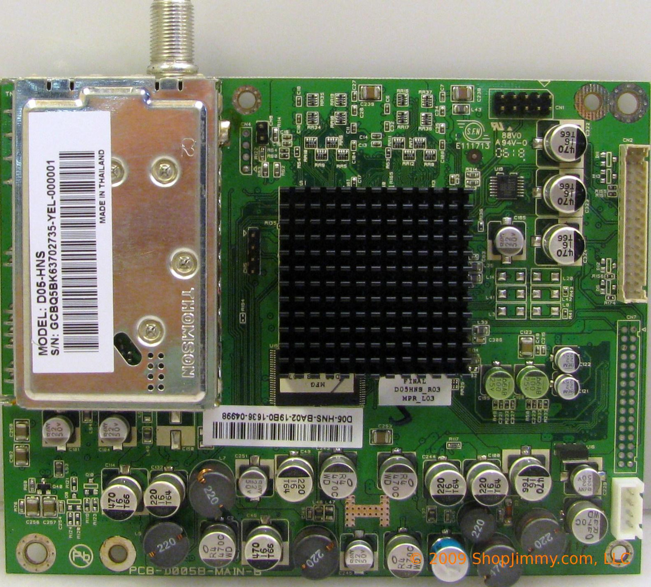 Hannspree PCB-D005B-MAIN-B (E11713) Main Board