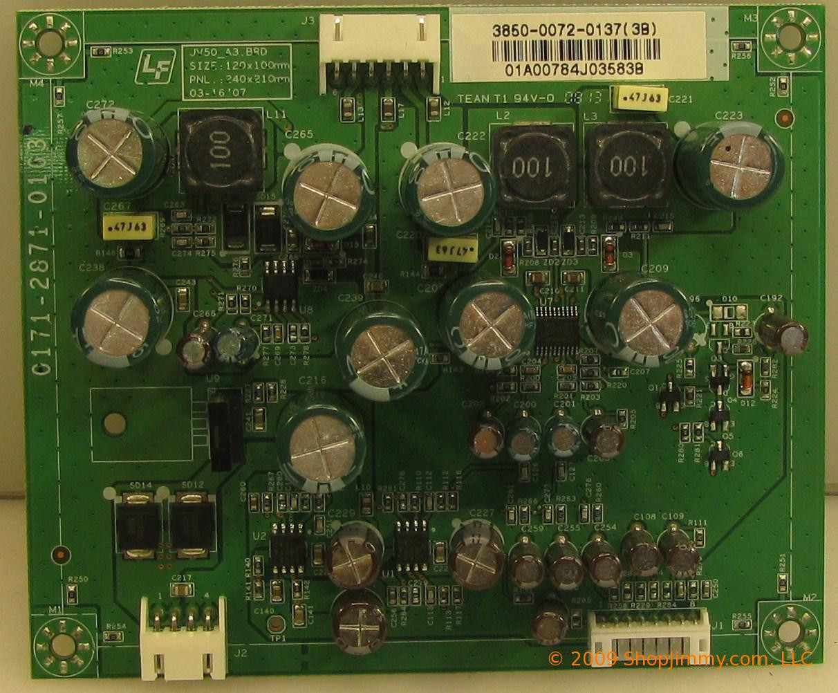 Vizio 3850-0072-0137 (0171-2871-0103) PDP Audio Bd