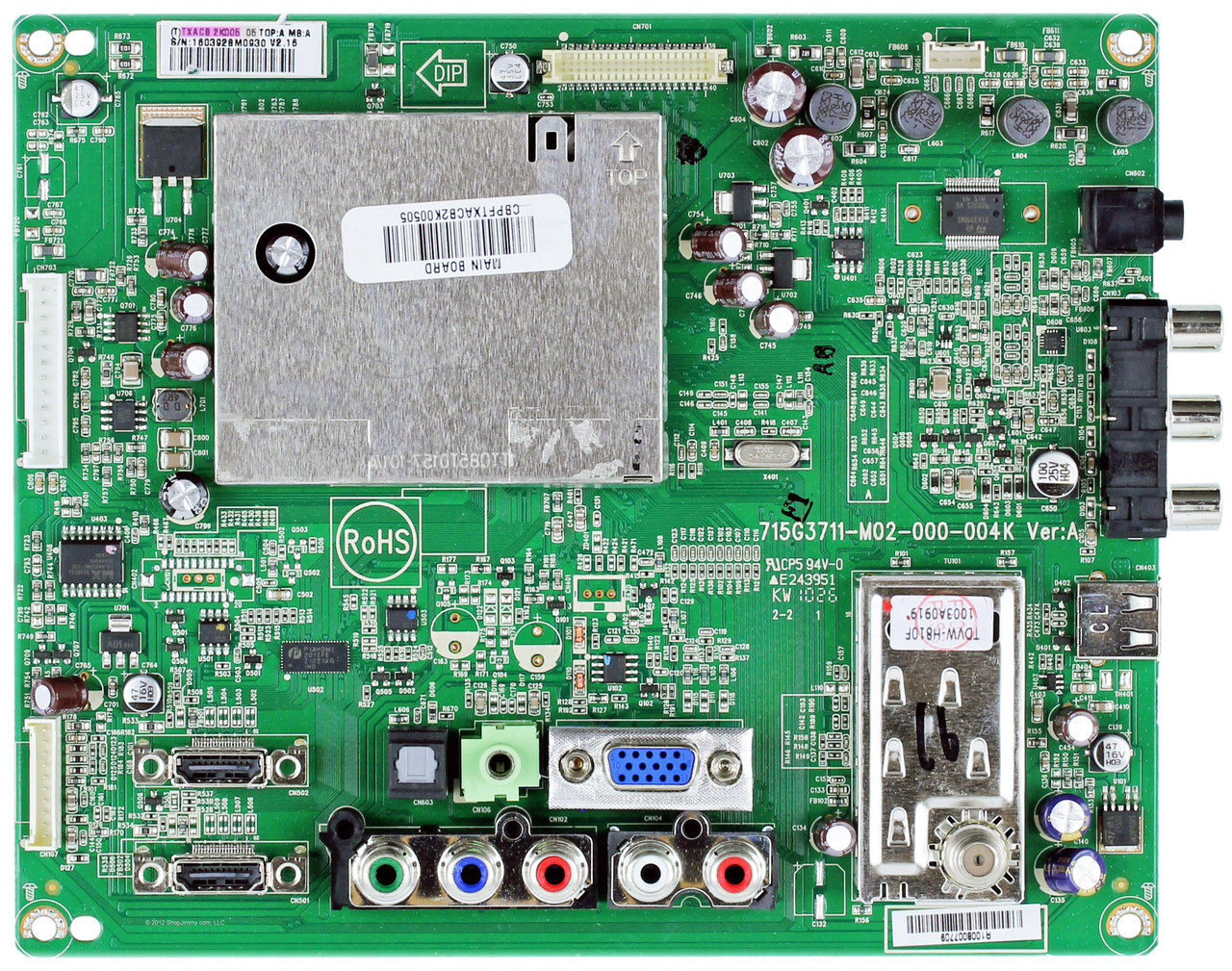 Vizio CBPFTXACB2K005 Main Board for M220VA