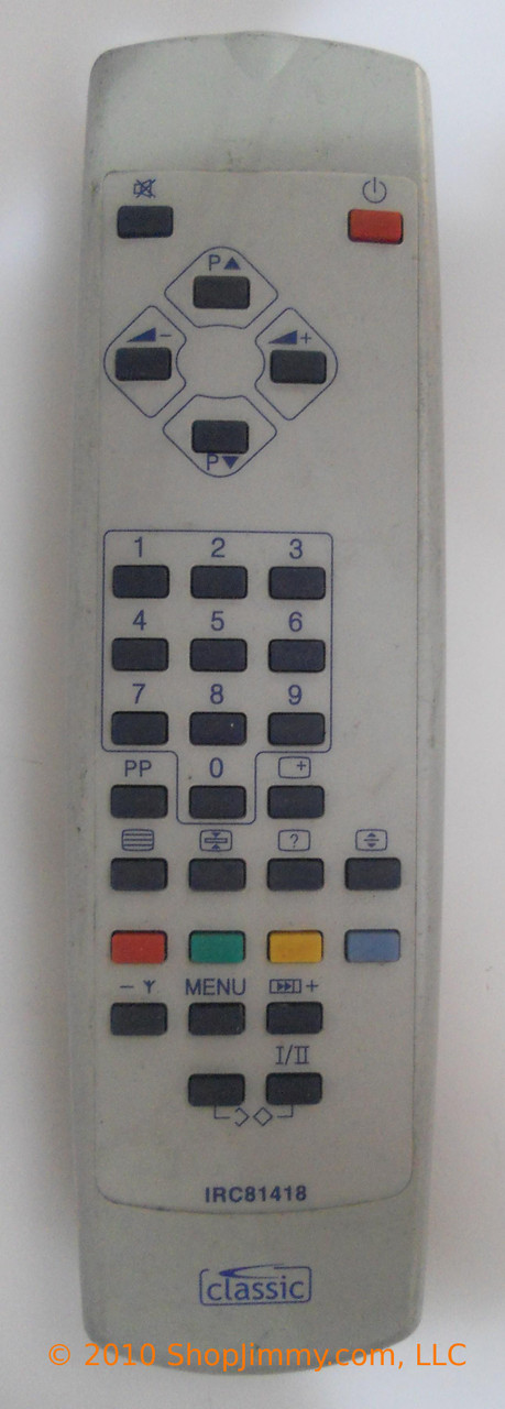Philips IRC81418 Remote Control