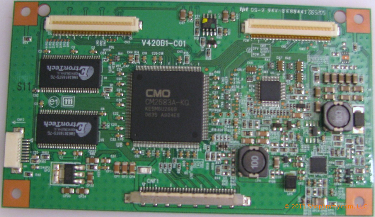 Sanyo 35-D016166 (V420B1-C01) T-Con Board for DP42647 P42647-04