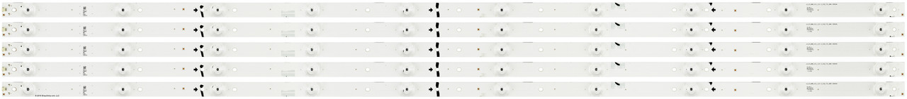 Sharp 1187274 / 1194073 1187275 LED Backlight Strips (5) LC-55Q7040U NEW