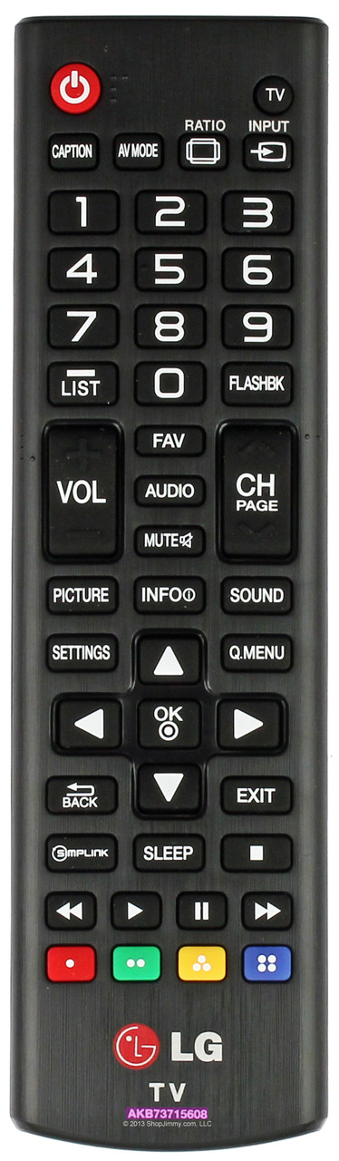 Lg Akb73715608 Led Tv Remote Control New Shopjimmy