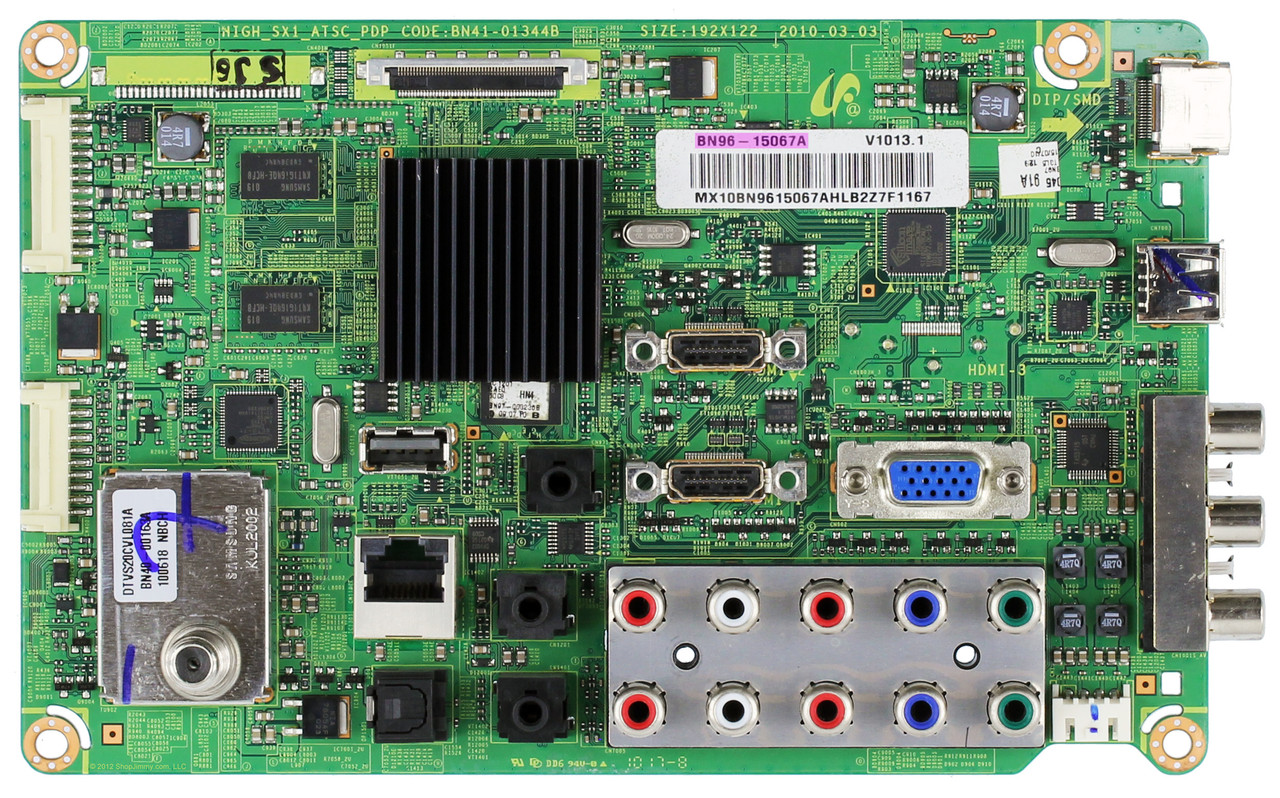 Samsung BN96-15067A Main Board for PN50C540G3FXZA