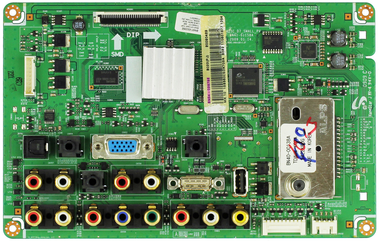 Samsung BN94-02679E Main Board for LN19B360C5DXZA