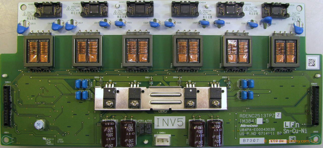 Sharp RDENC2513TPZZ (IM3841-5) Backlight Inverter 5