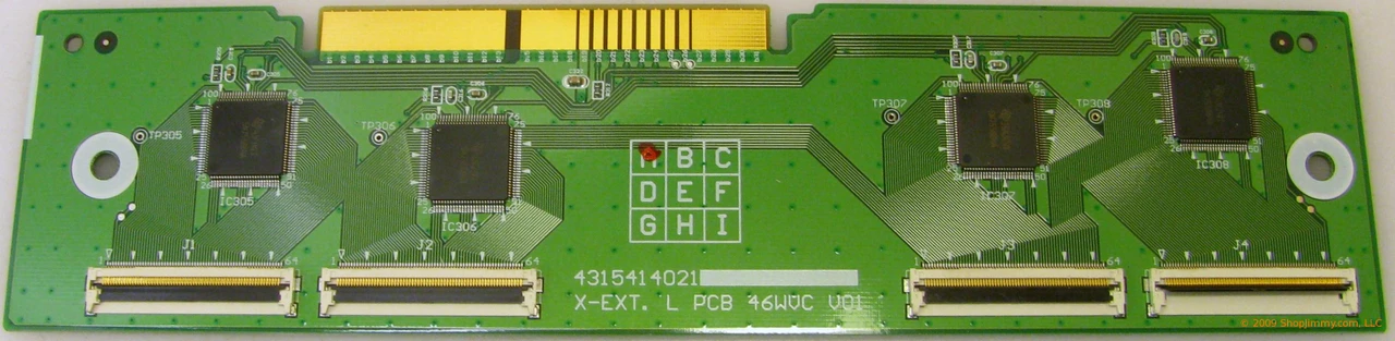 Proview 4315414021 X-EXT. L PCB for PD46C10 MH-462SU PD46AG1