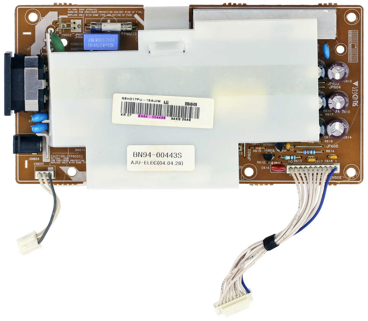 Samsung BN94-00443S (BN41-00296B) Power Supply for GV17NSSS