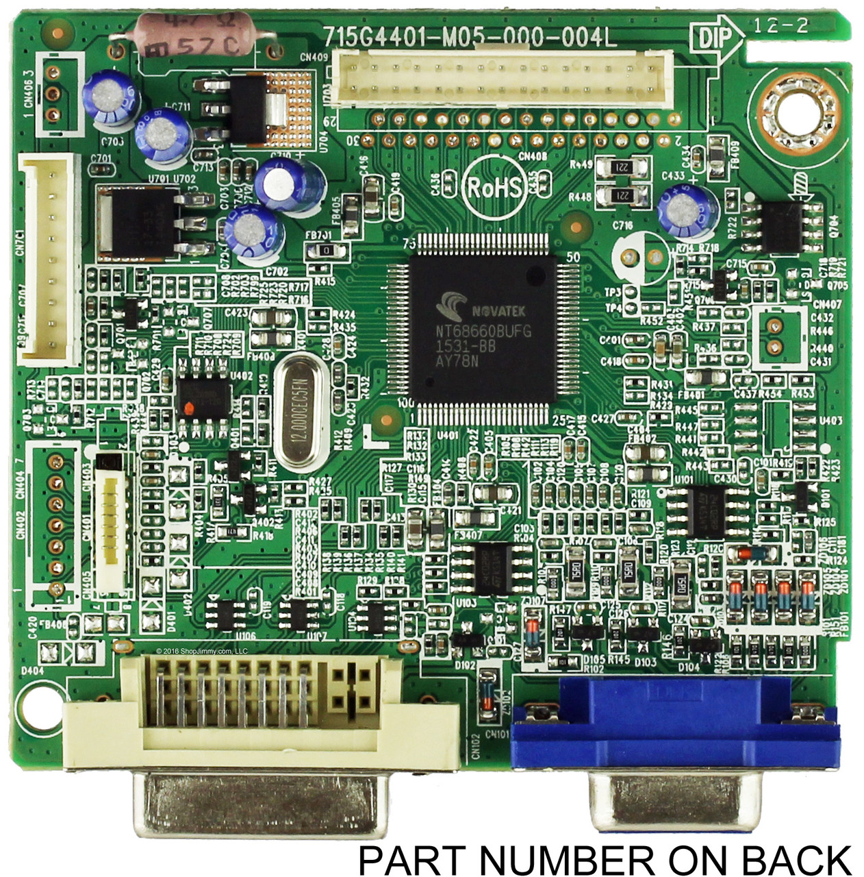 Viewsonic GQDCB0VV0030000 Main Board for VG2428WM Monitor