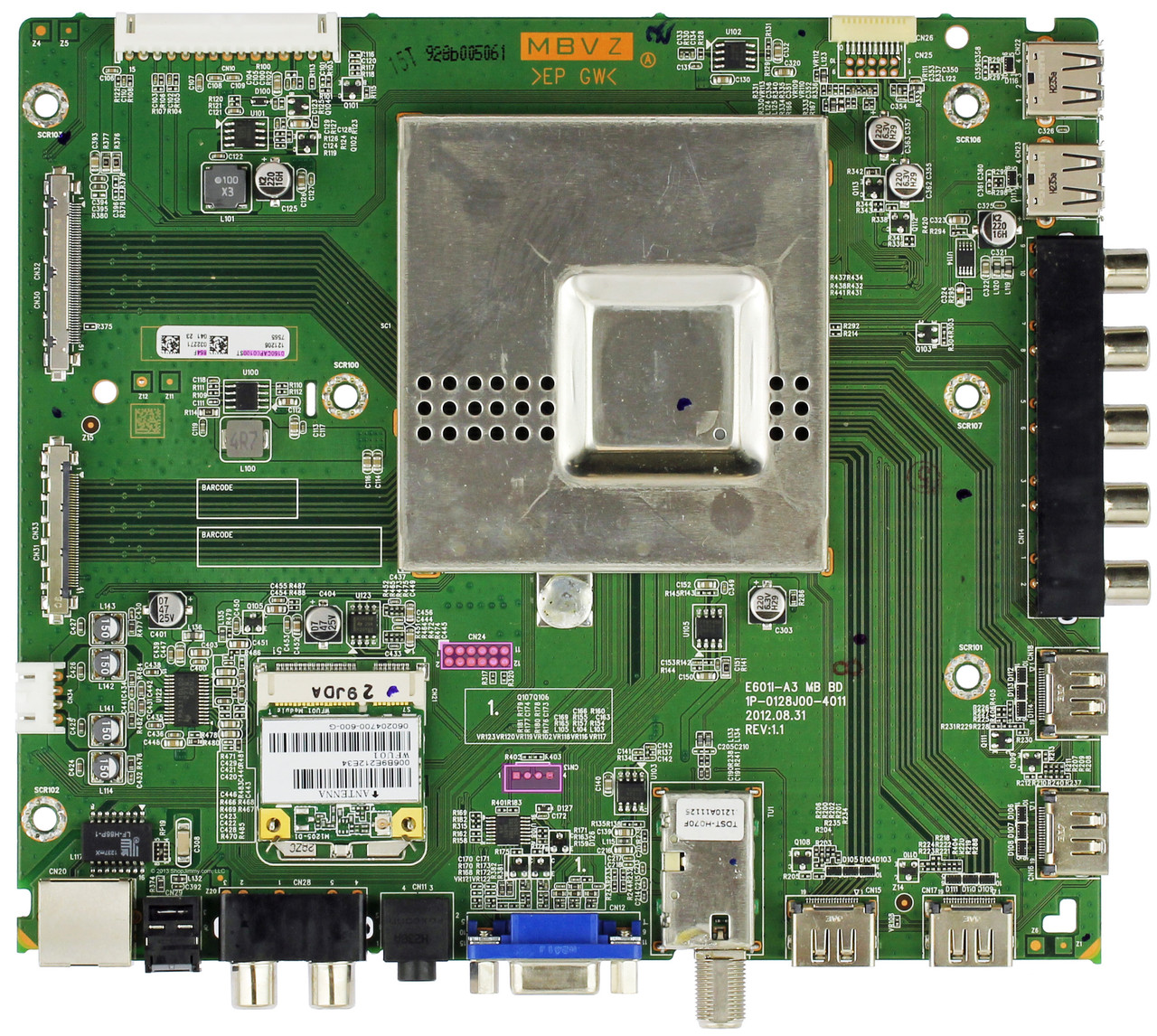 Vizio Y8385864S (01-60CAP001-00) Main Board (SEE NOTE!)