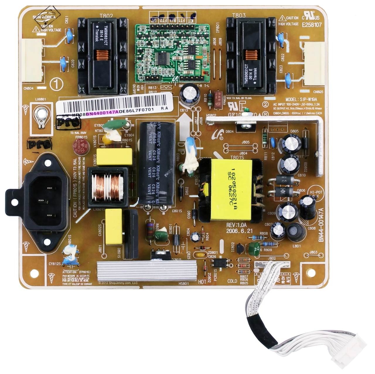 Samsung BN44-00147A (SIP-W19A) Power Supply / Backlight Inverter