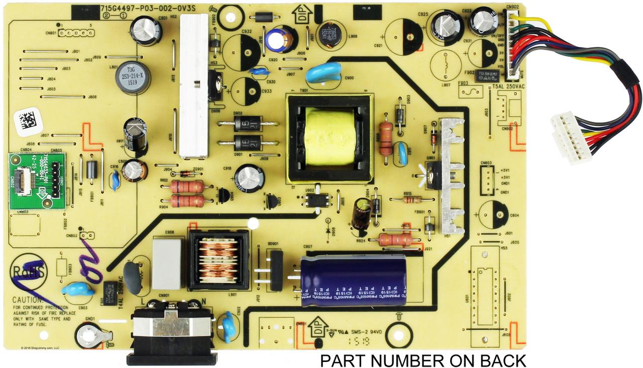 HP PLPCDD581UQH5 Power Supply for HPV272
