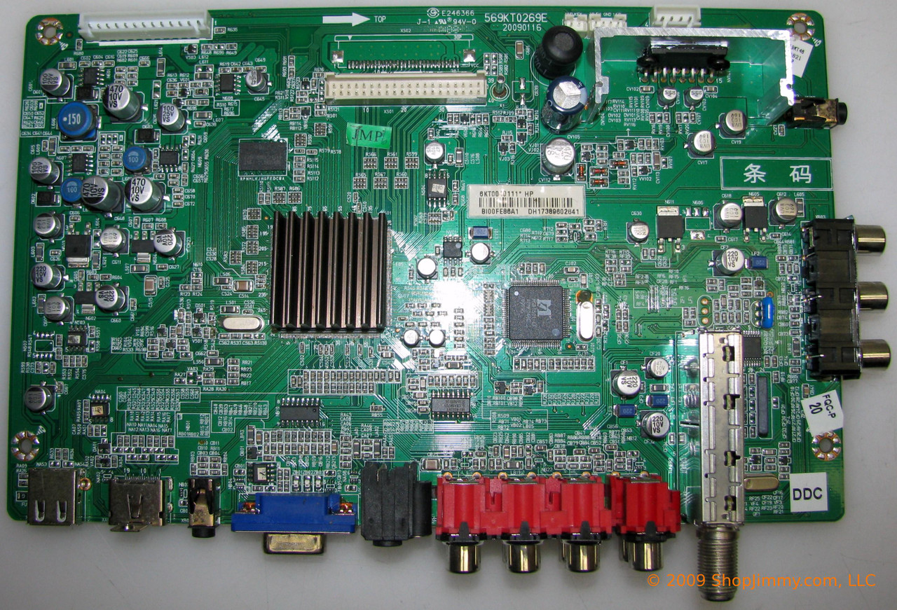 Dynex 6KT0040110 (6KT0040111) Main Board for DX-L19-10A